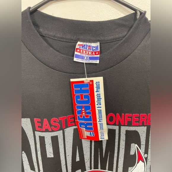 Vintage 1992 Chicago Bulls Eastern Conference Trench Ultra Sz XL NWT - Picture 5 of 11